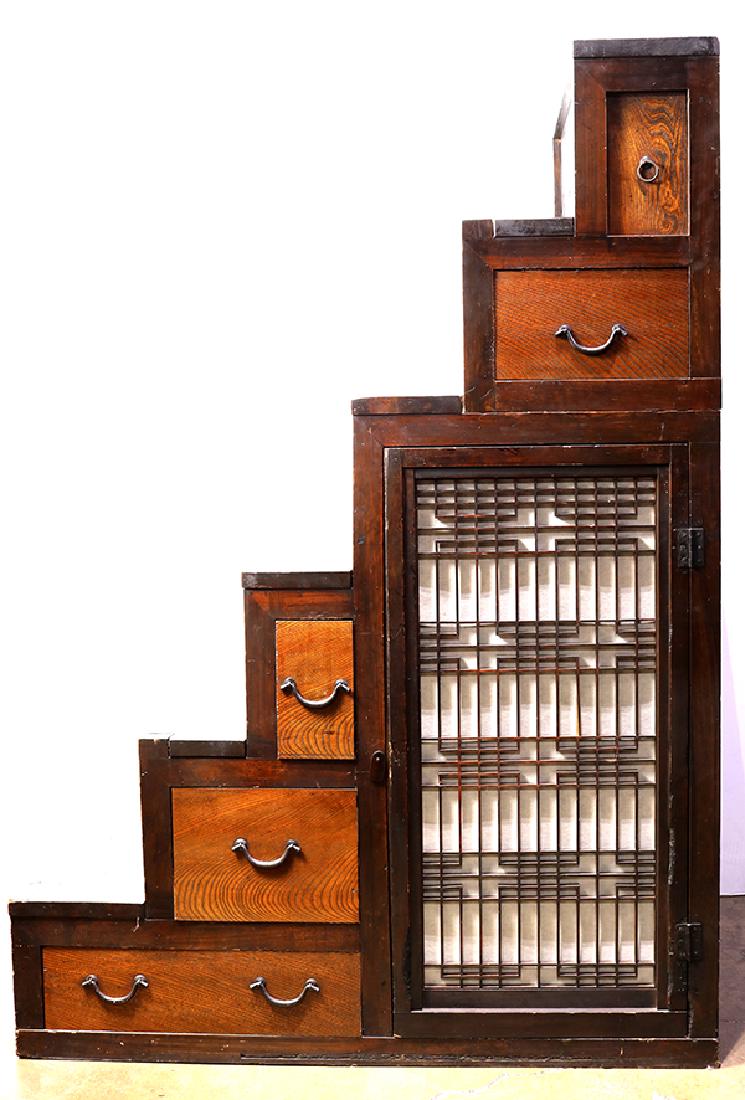 Japanese Kaidan Tansu - Jul 15, 2017 | Clars Auction Gallery in CA