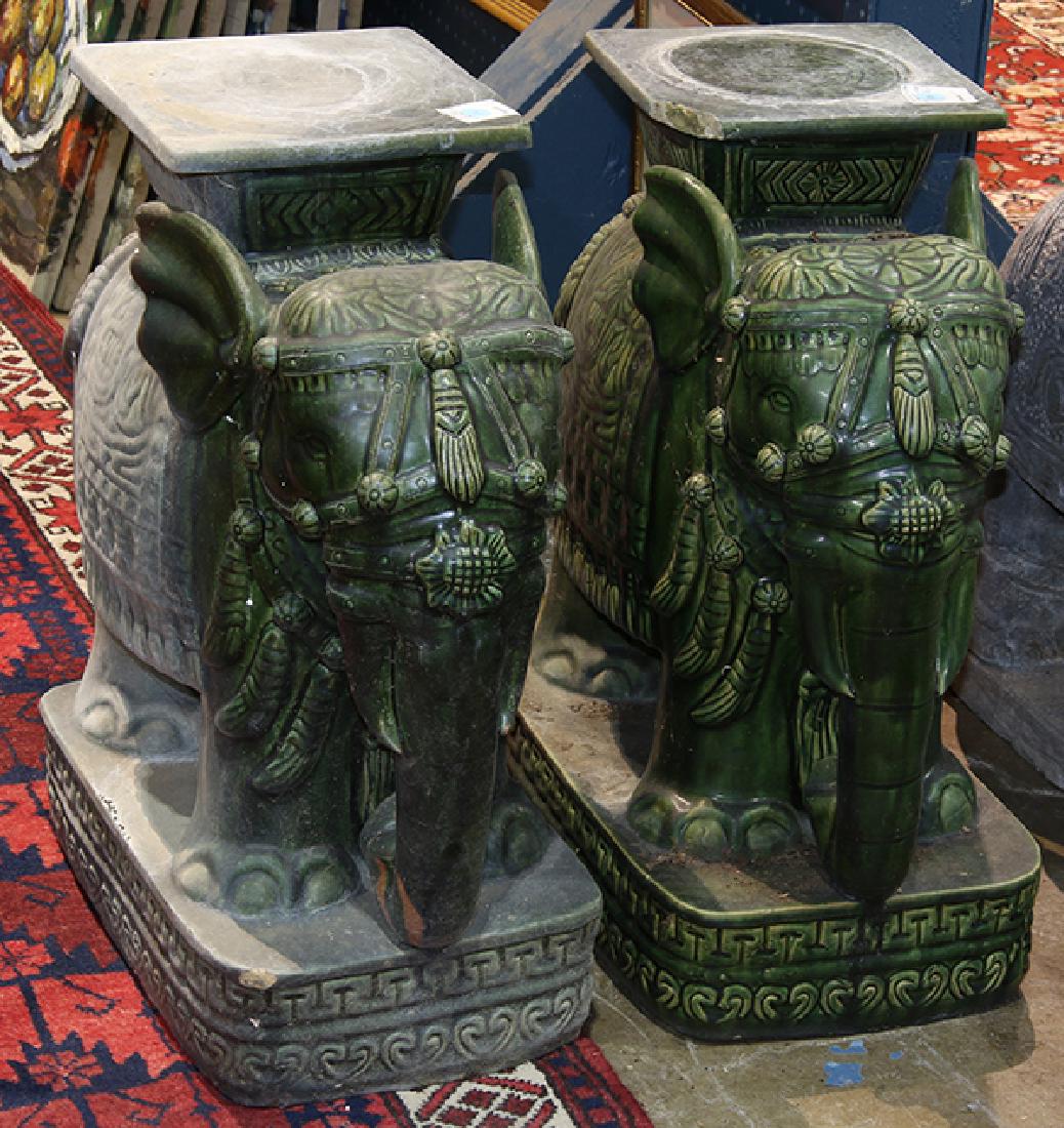 Chinese Green Ceramic Seats (1 of 3)
