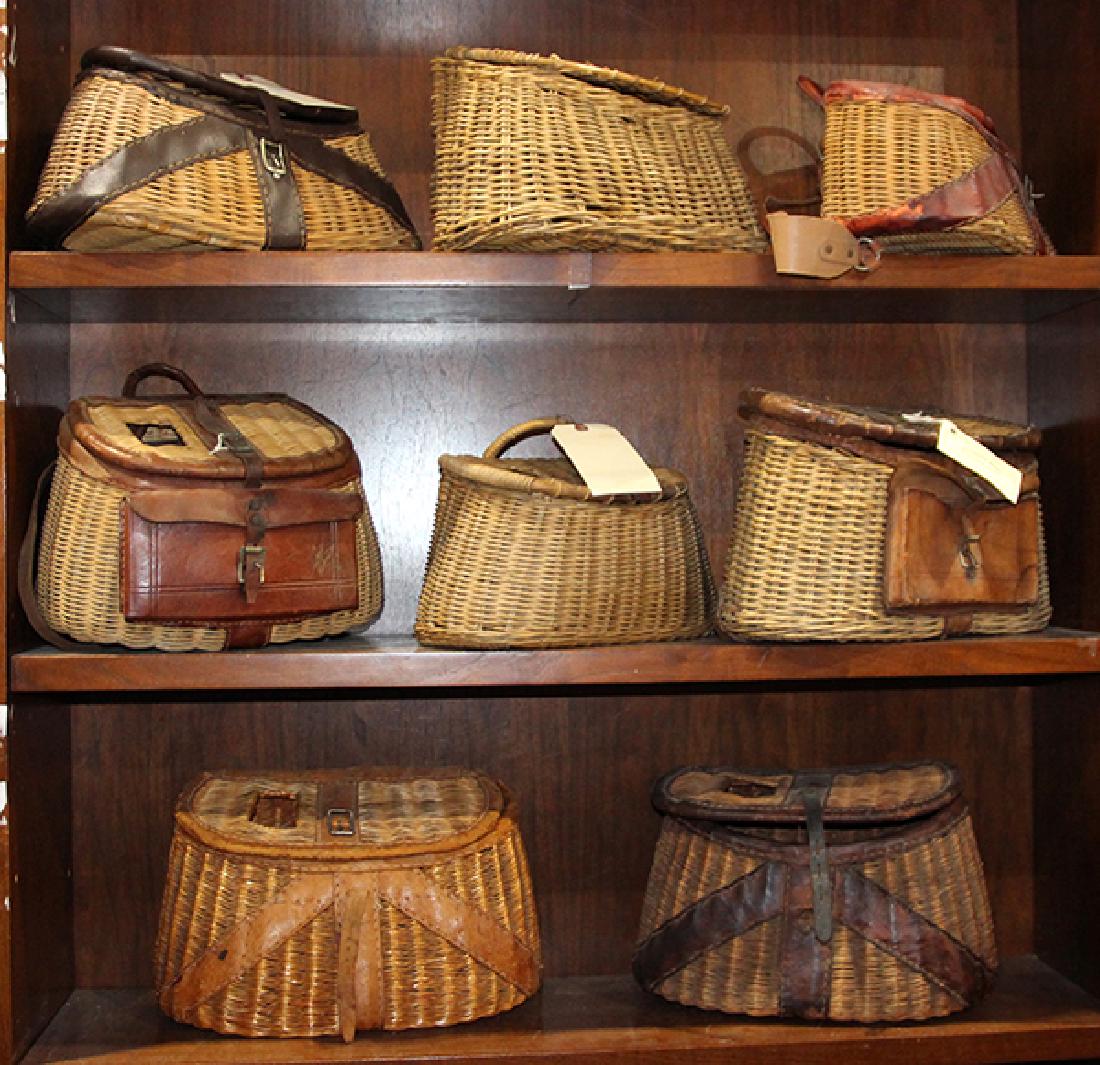 (lot of 8) Vintage creel baskets (1 of 1)