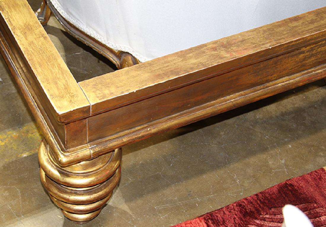 Hollywood Regency king size custom gilt bed frame (1 of 2)