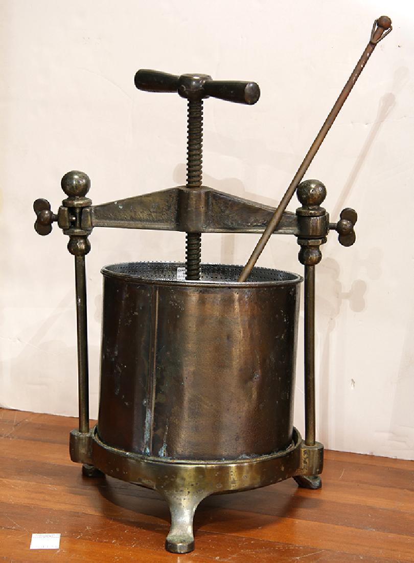 Brass duck press, 21"h x 16"w x 10"d (1 of 1)