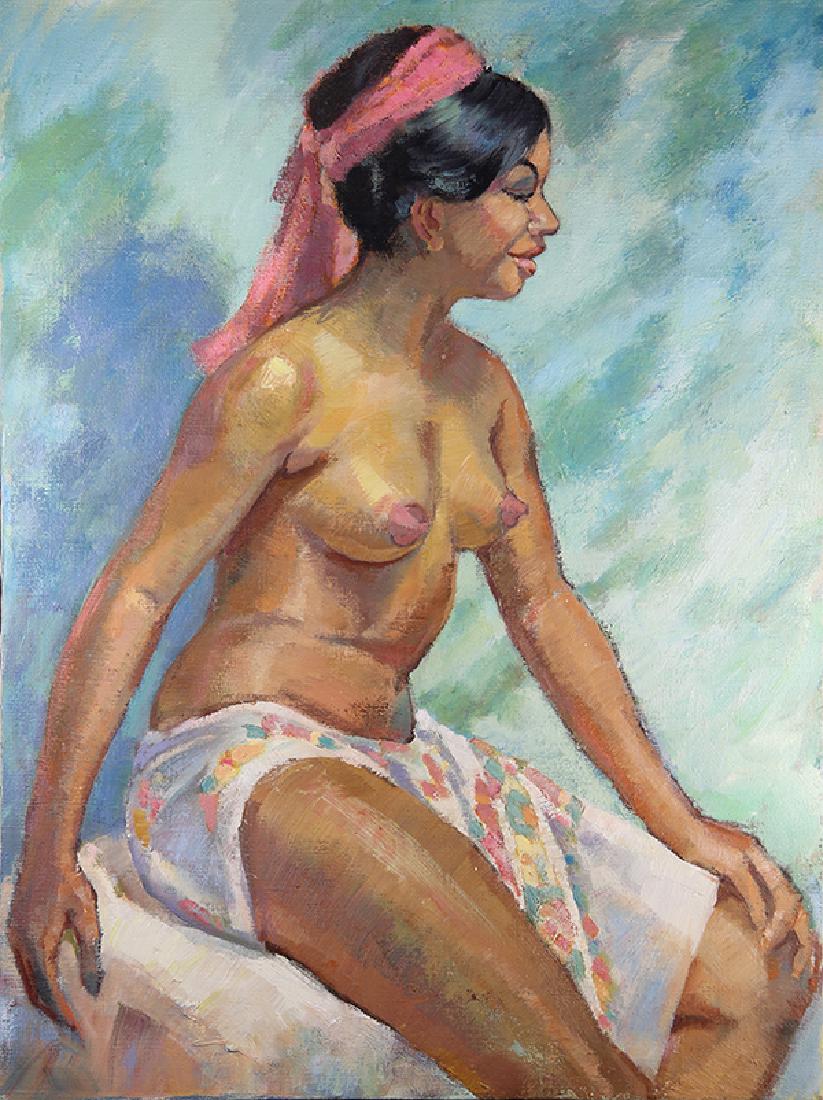 Painting, Topless Woman (1 of 1)