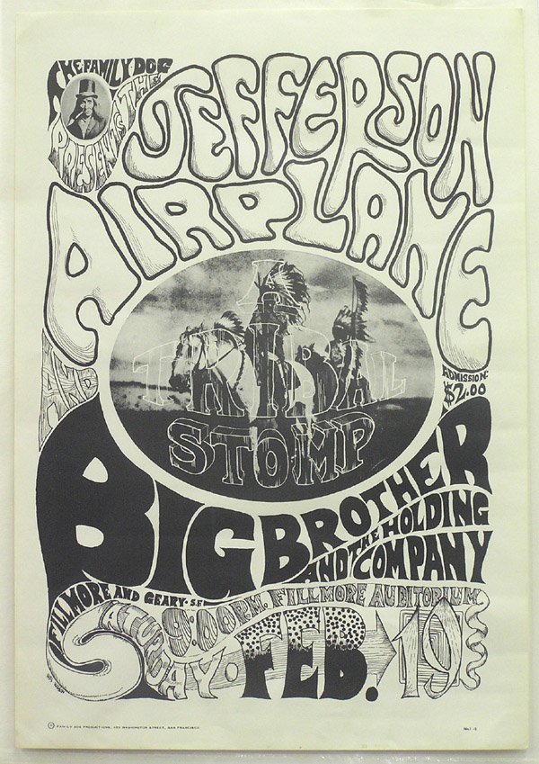 psychedelic rock poster Tribal Stomp