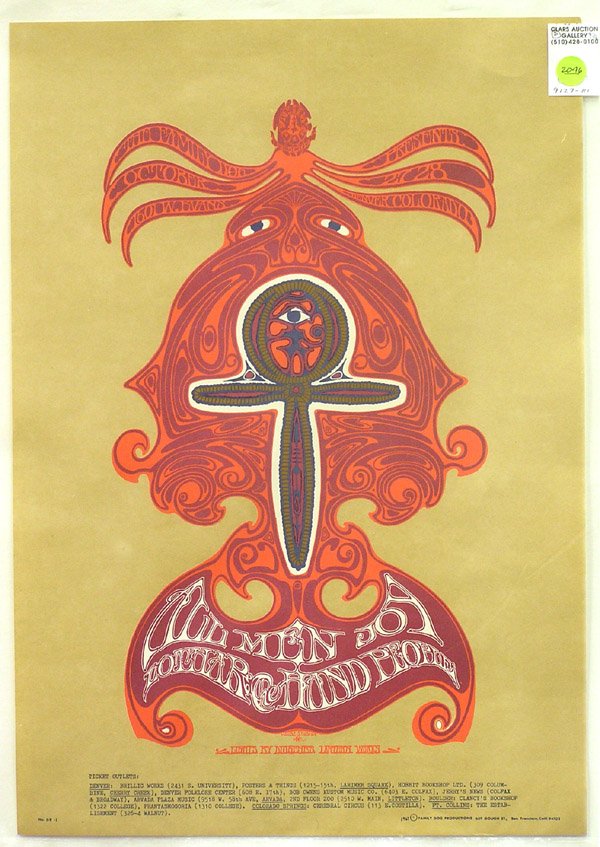 psychedelic rock poster Family Dog