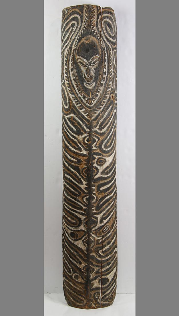 Karem River, Papua New Guinea, carved wood shield, the (1 of 4)