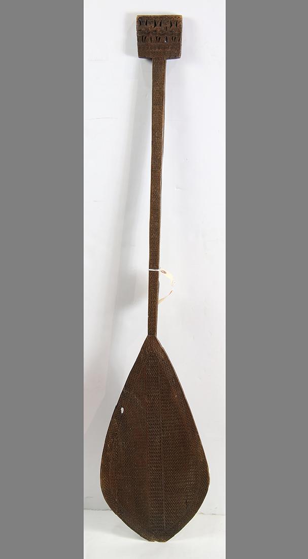 Austral Islands ceremonial paddle, 19th century, (1 of 7)