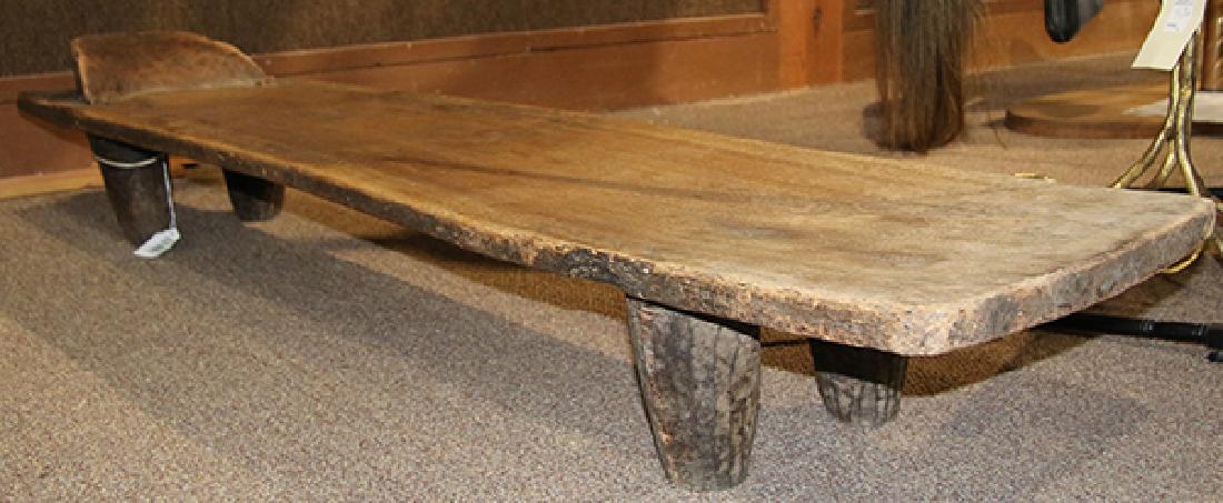 Senufo Cote d'Ivoire bed, lighter in color and patina (1 of 3)