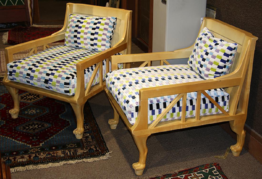 Pair of John Hutton style lounge chairs (1 of 1)