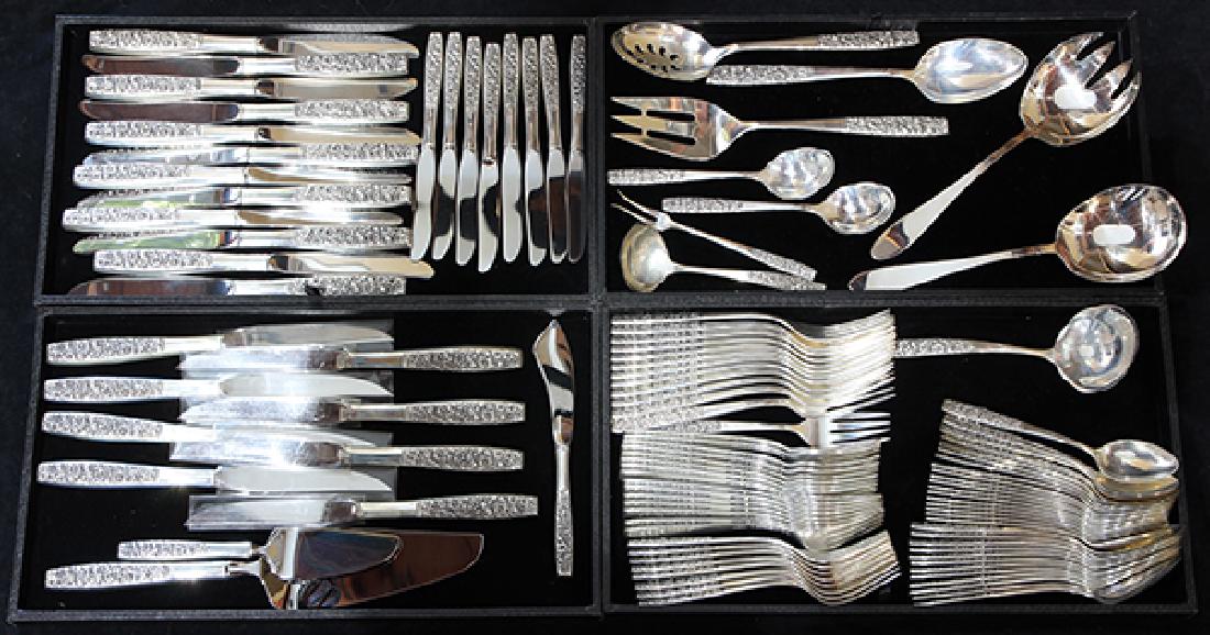 (lot of 108) Towle sterling silver flatware service for (1 of 2)