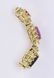 Multi-colored sapphire, diamond and 14k yellow gold - 3
