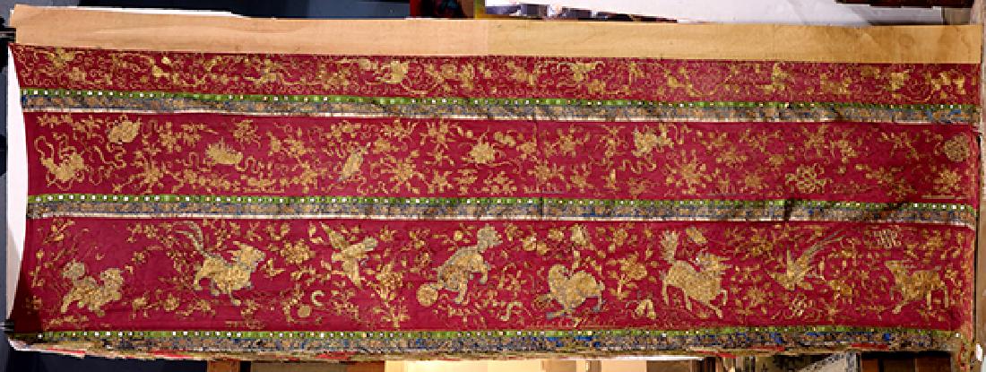 Chinese Large Silk Hanging (1 of 3)