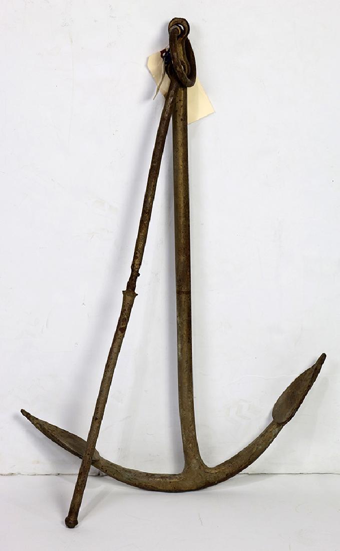 Iron kedge anchor Aug 12, 2017 Clars Auction Gallery in CA