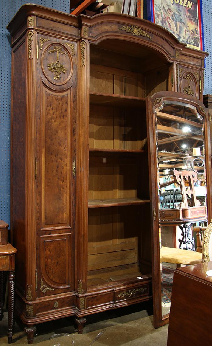 Louis XVI style ormolu mounted three door armoire (1 of 1)