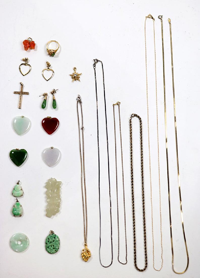 Collection of multi-stone, silver and metal jewelry (1 of 2)