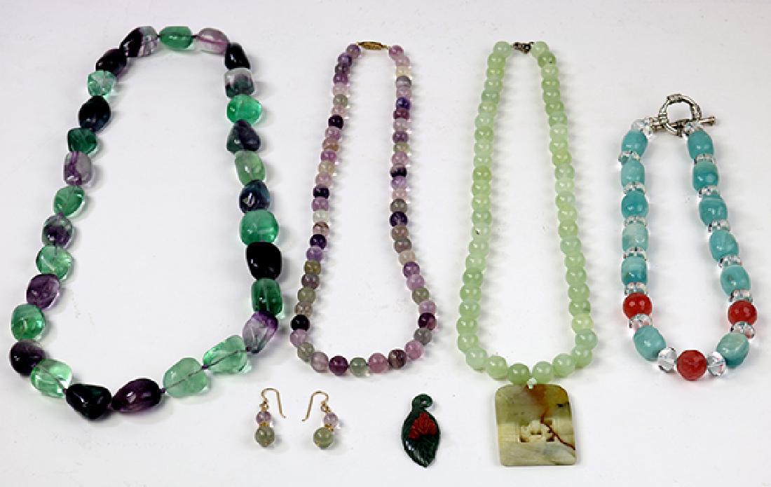 (Lot of 6) Multi-stone, gold-filled Multi-stone, (1 of 3)