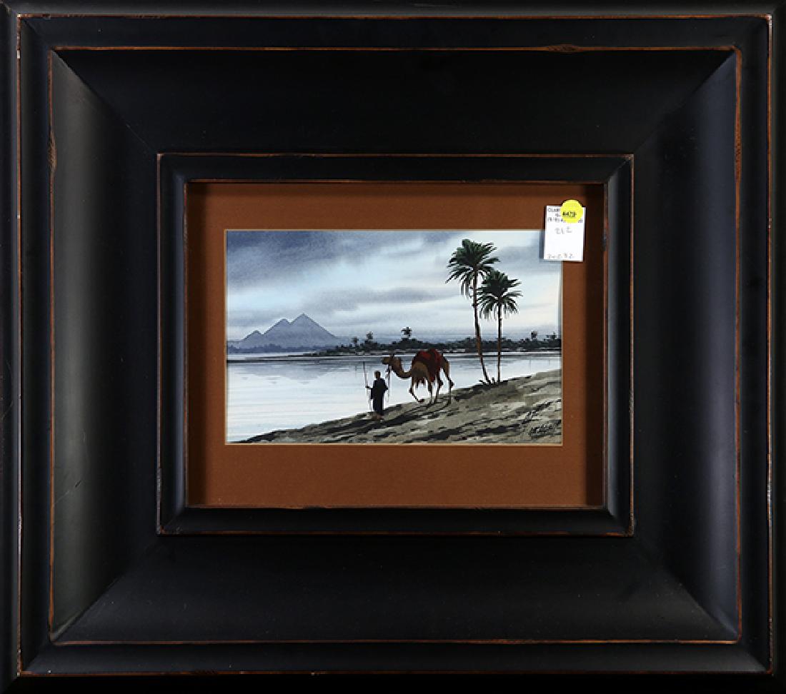 Watercolor, Man with Camel (1 of 1)