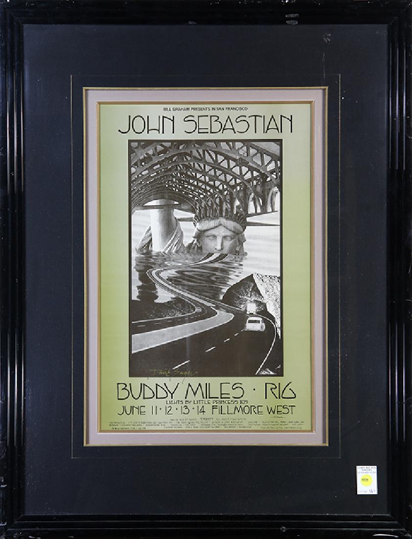 Vintage Rock Poster, David Singer (1 of 1)