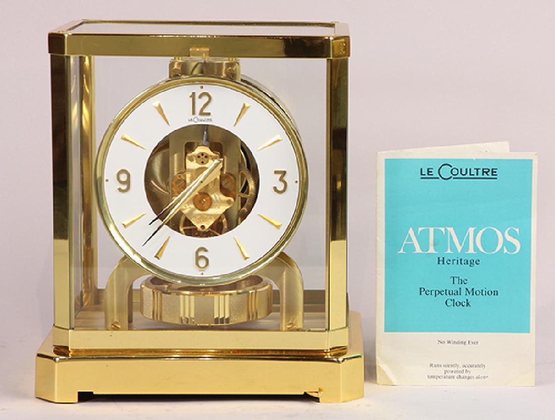 Jaeger Le Coultre Atmos clock in brass with glass (1 of 6)