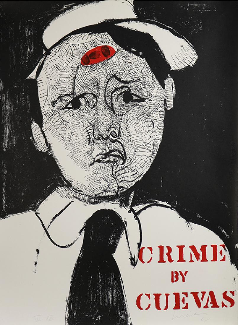 Print Portfolio, José Luis Cuevas, Crime (1 of 12)