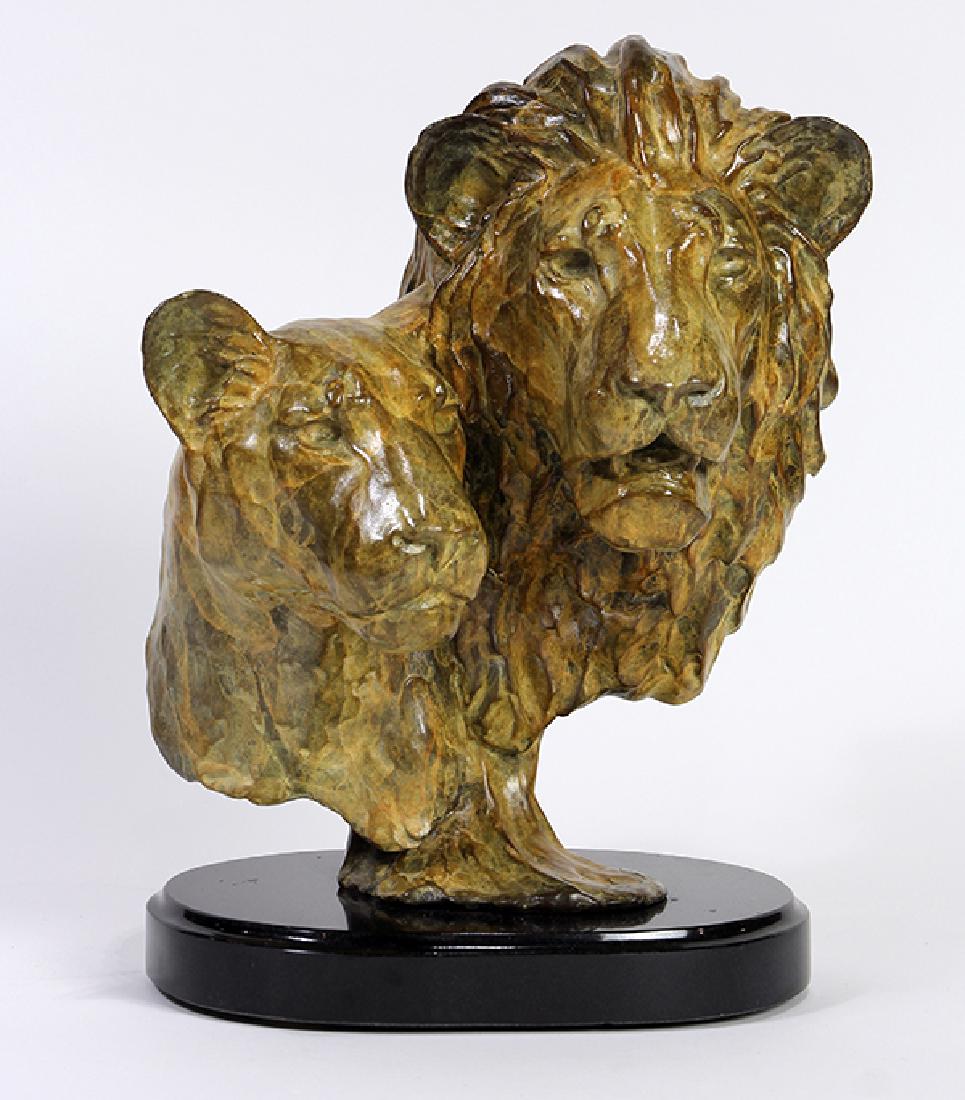 Sculpture, Melvin Johansen, Lions (1 of 6)