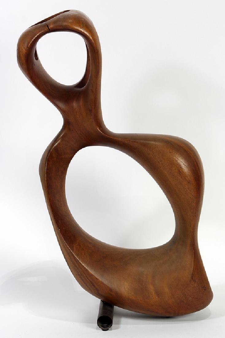 Mid-Century wood turned figural sculpture (1 of 9)