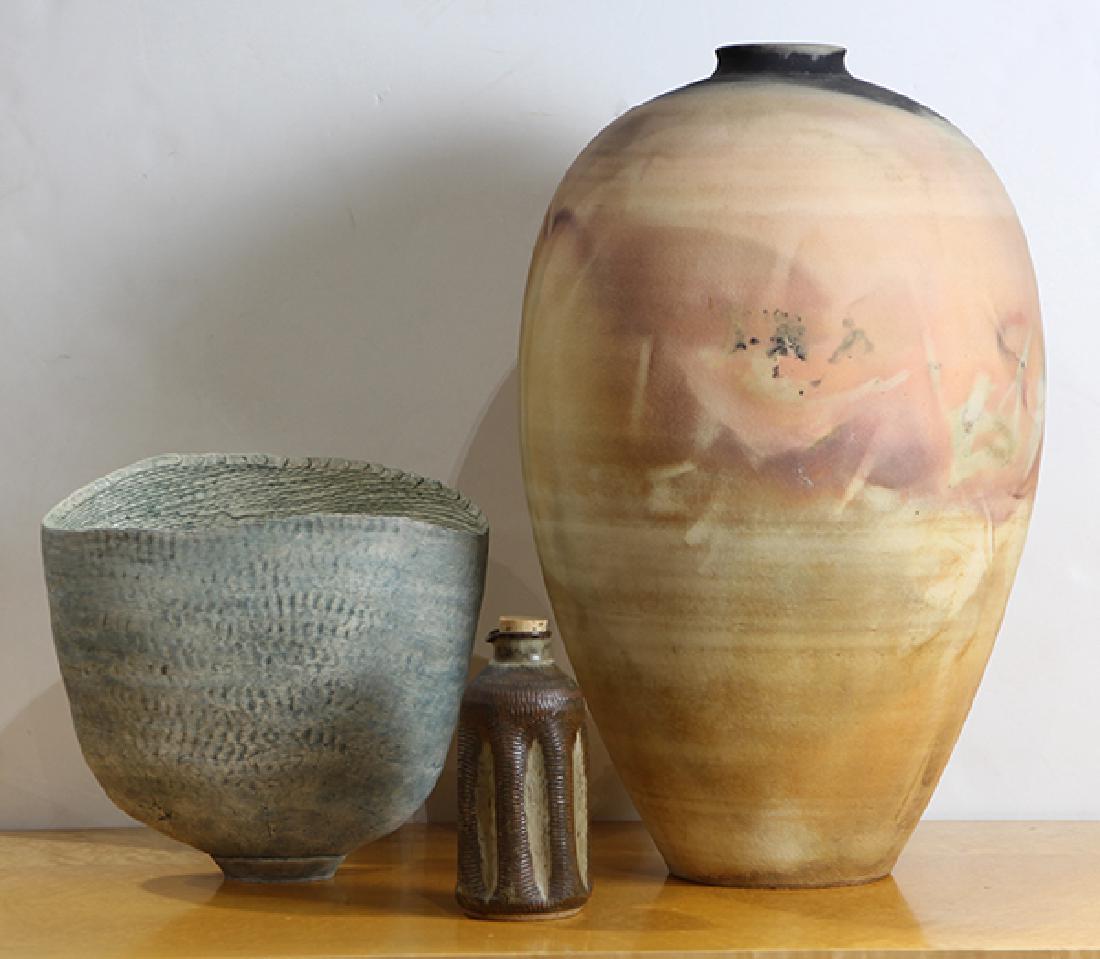 (lot of 3) Art pottery group (1 of 6)