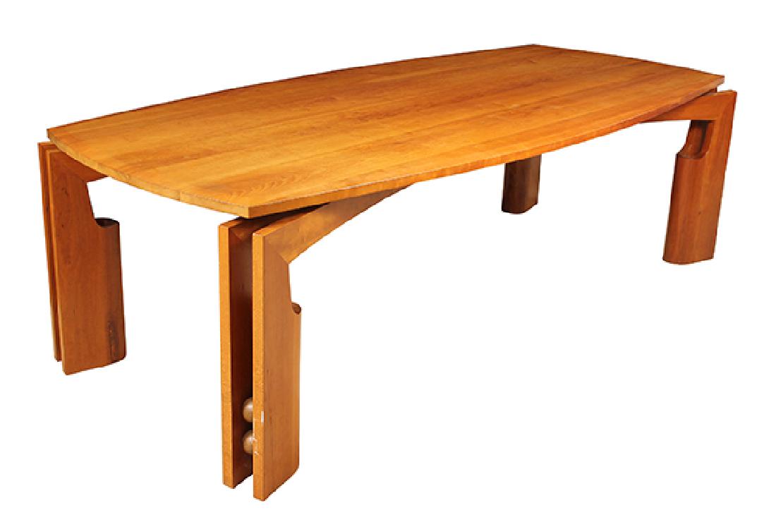 American studio John Dodd dining table executed in (1 of 4)