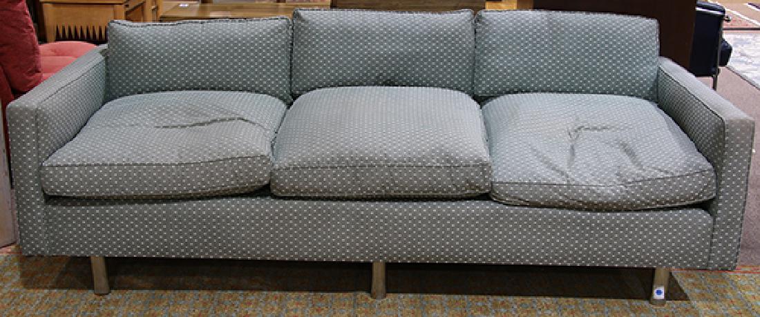 Pair of Florence Knoll style Modern upholstered sofas (1 of 3)