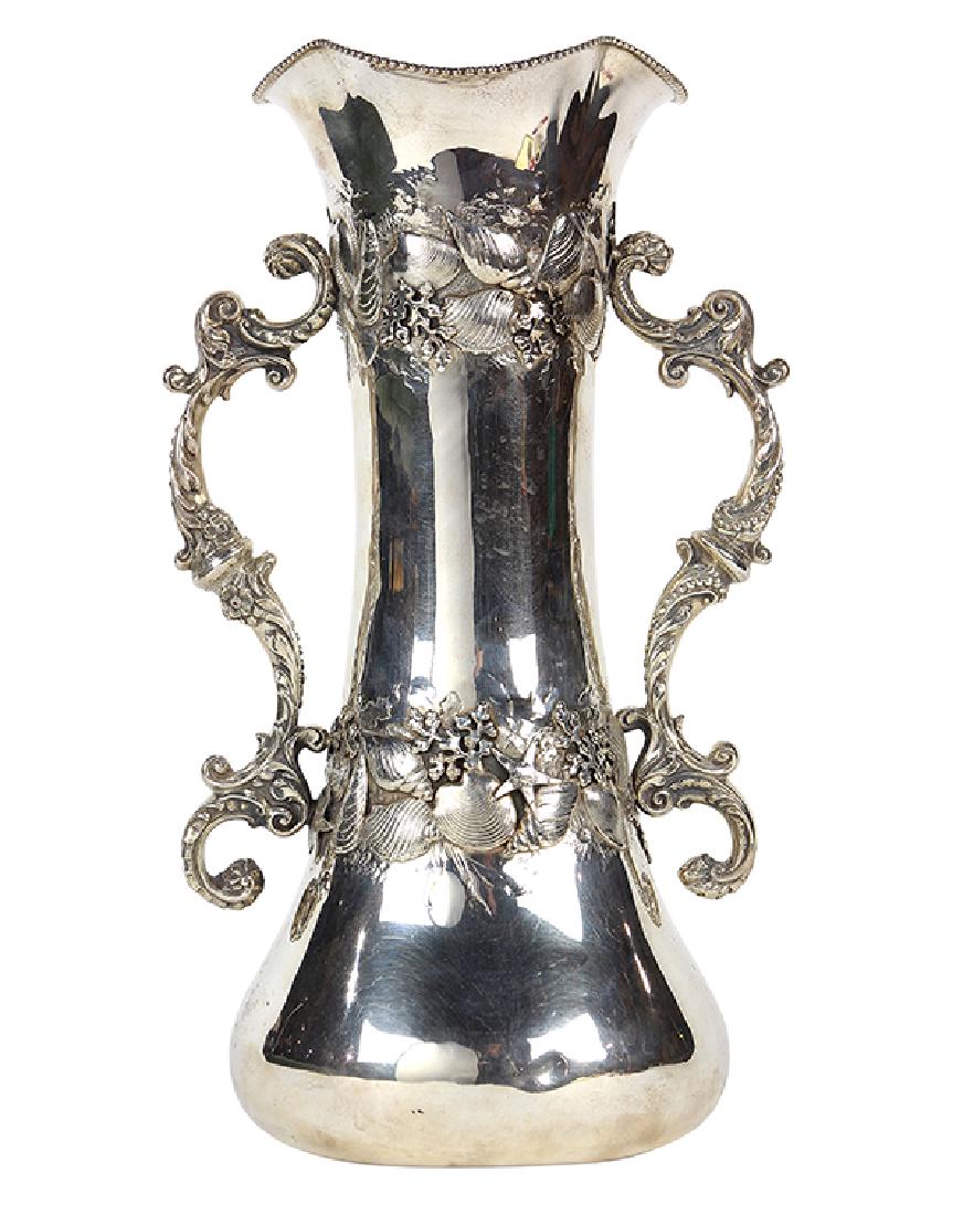 American sterling silver "seashell" vase by Theodore B (1 of 7)