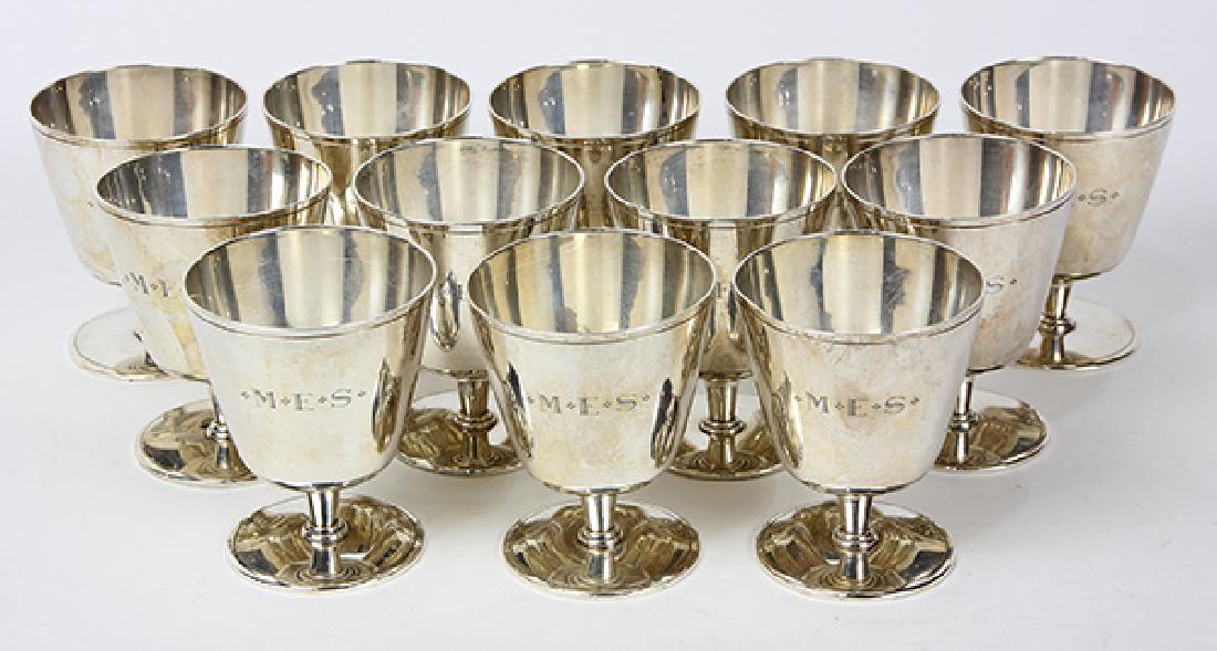 (Lot of 12) Tiffany Studios cocktail cordials, each (1 of 4)