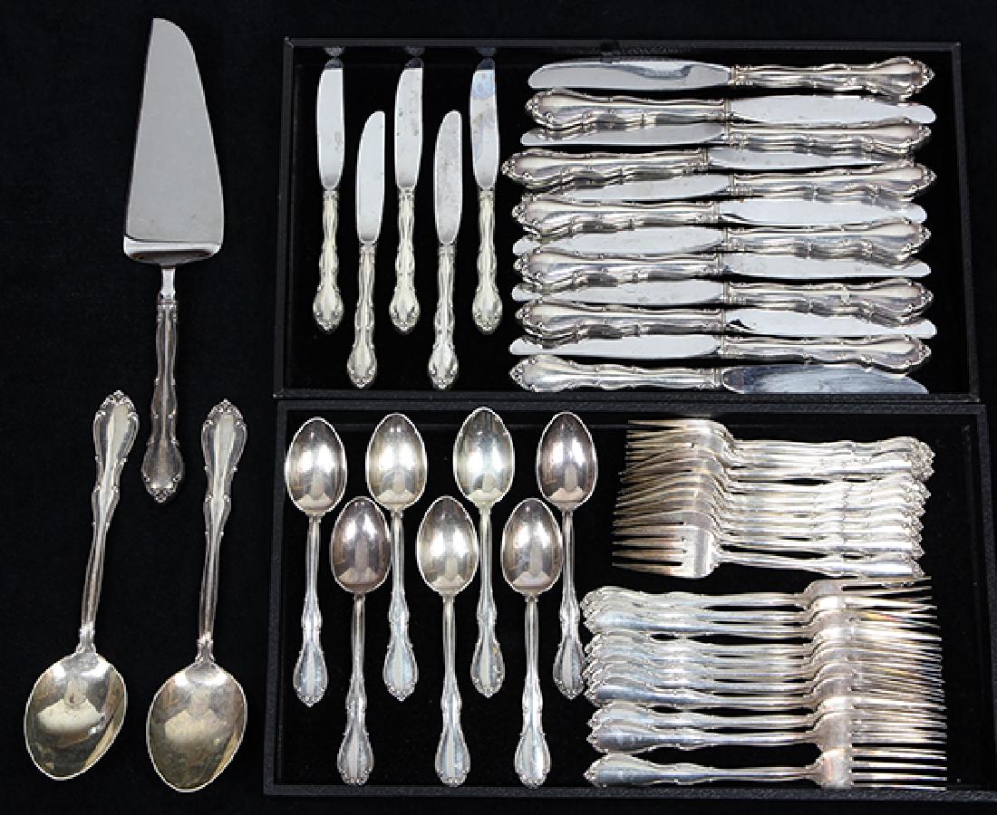 (lot of 48) Sterling silver flatware service for seven (1 of 3)