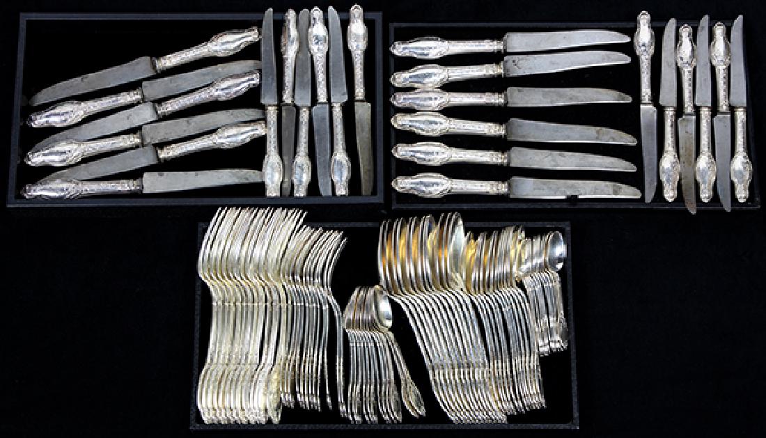(lot of 96) French sterling flatware service for 12 by (1 of 3)