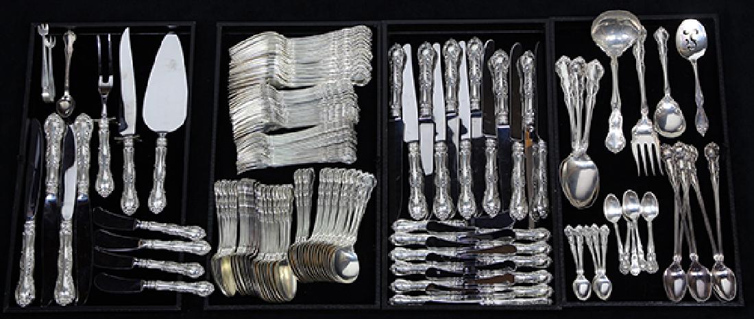 (lot of 115) Sterling silver flatware service for 12 by (1 of 3)