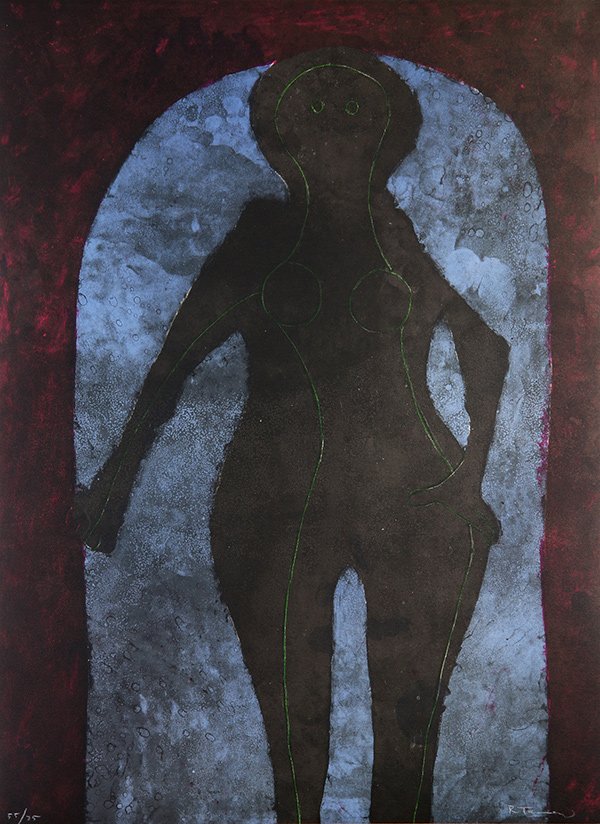 Print, Rufino Tamayo, Mujer en Negro (1 of 4)