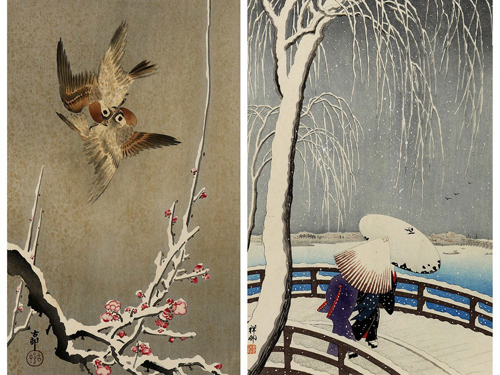 Japanese Woodblock Prints, Ohara Koson (1 of 2)