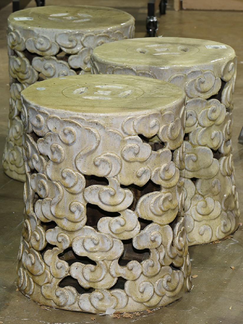 Chinese Ceramic Stools, Clouds (1 of 1)