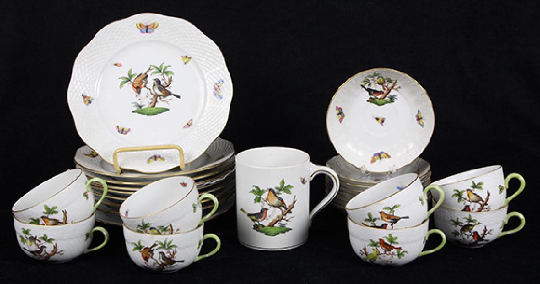 (lot of 26) Herend porcelain partial luncheon service (1 of 4)