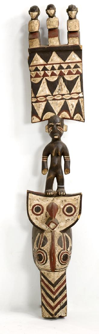 African Bobo Upper Volta carved wood ceremonial spirit (1 of 2)