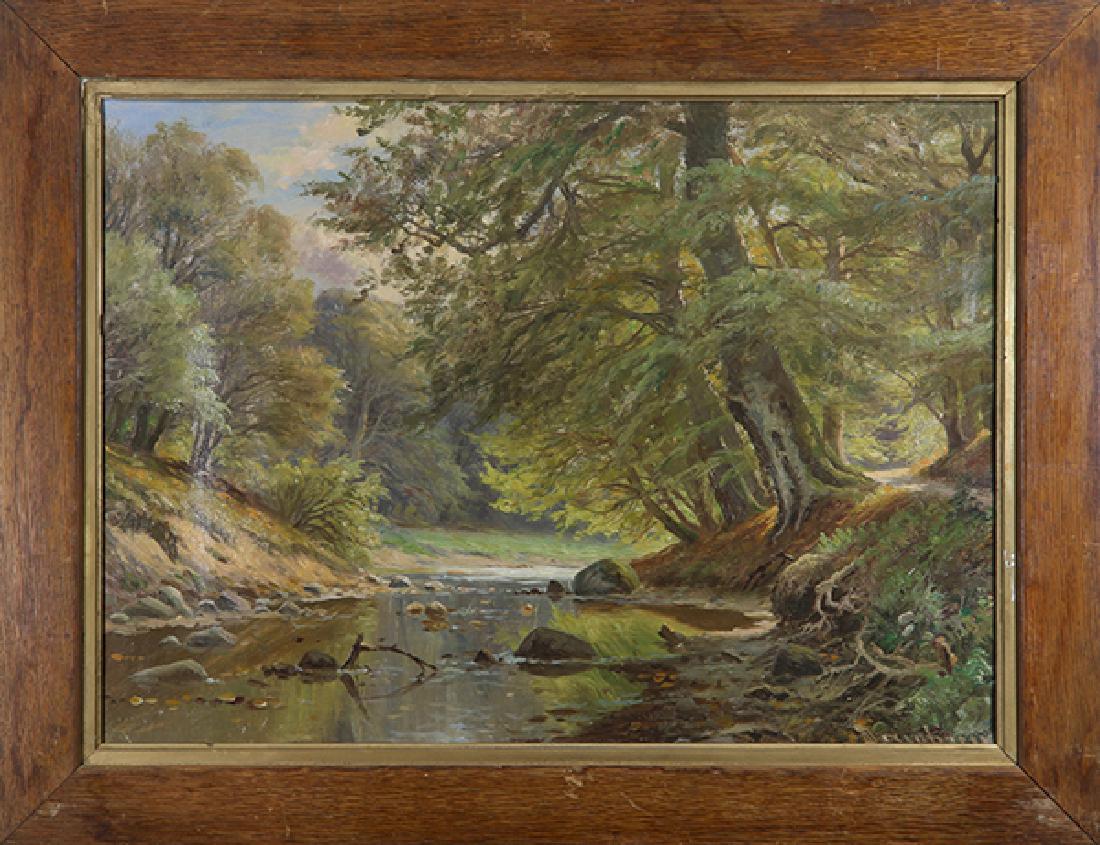 Painting, Trees by the Creek (1 of 1)