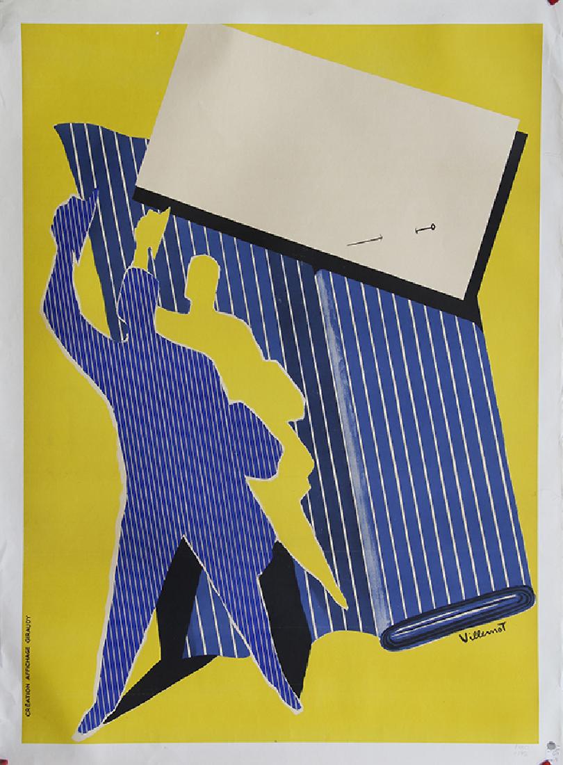 Vintage Lithographic Advertising Poster, Bernard (1 of 1)