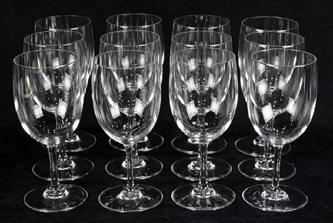 (lot of 12) Baccarat stemware group executed in the (1 of 5)