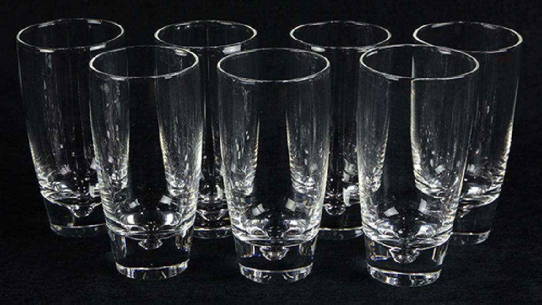 (lot of 7) Steuben crystal high balls (1 of 2)
