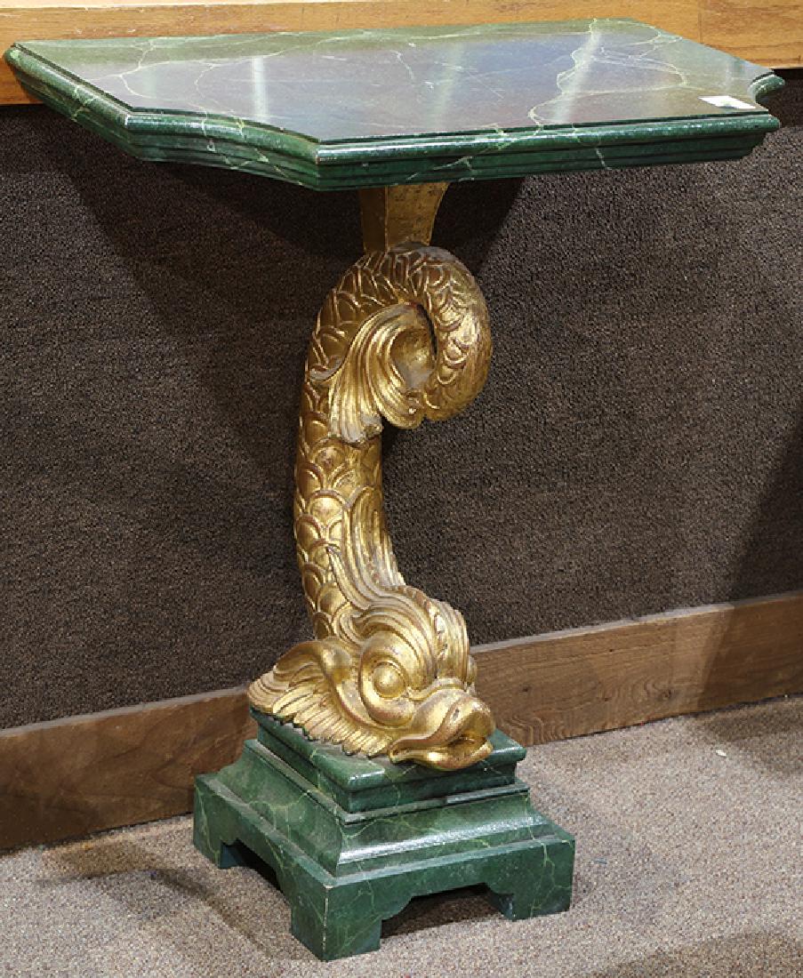 Hollywood Regency style console table (1 of 2)