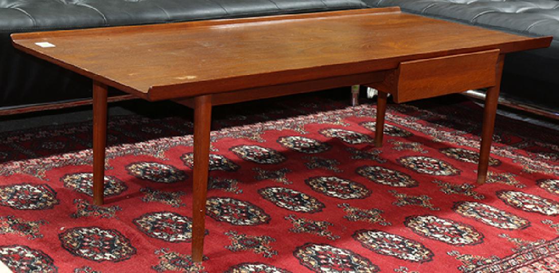 Modern teak low table (1 of 2)
