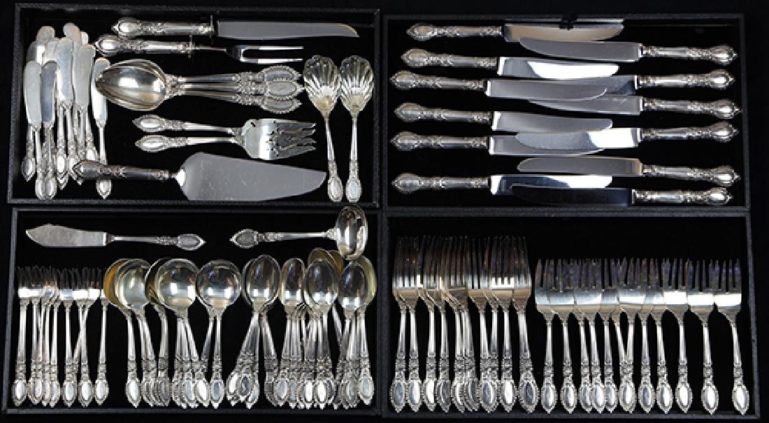 (lot of 127) Reed and Barton sterling flatware (1 of 2)