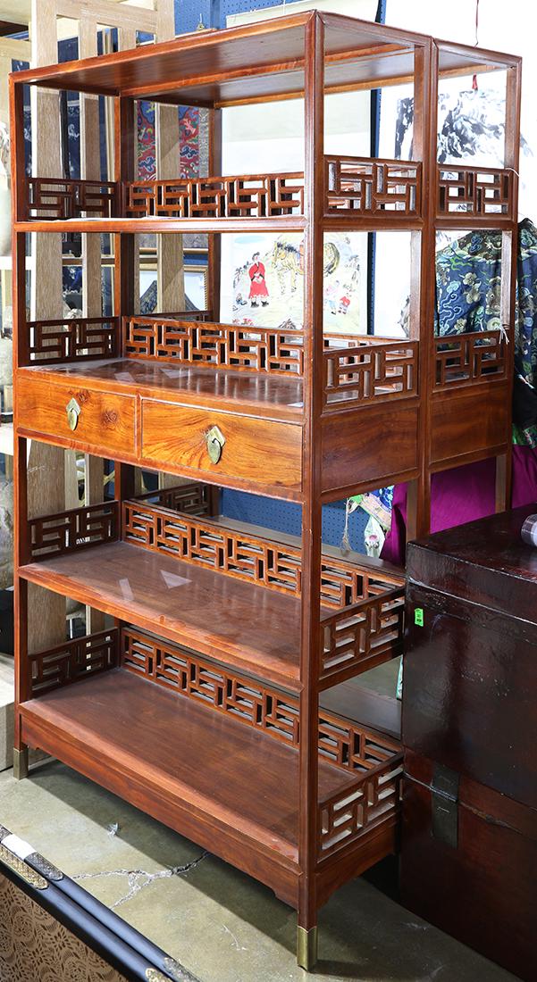 Two Chinese Display Cabinets (1 of 1)