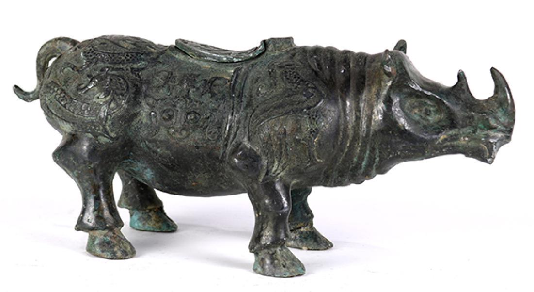 Chinese Bronze Rhino (1 of 7)
