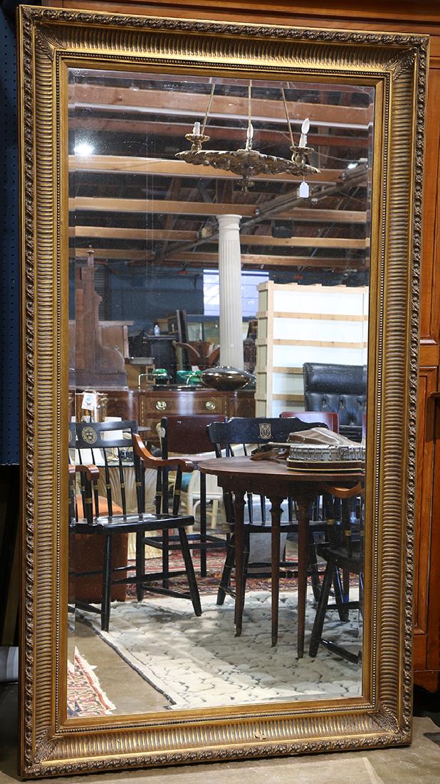 Large gilt mirror, having a bevel plate glass (1 of 1)