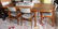 Mid-century modern style dining set