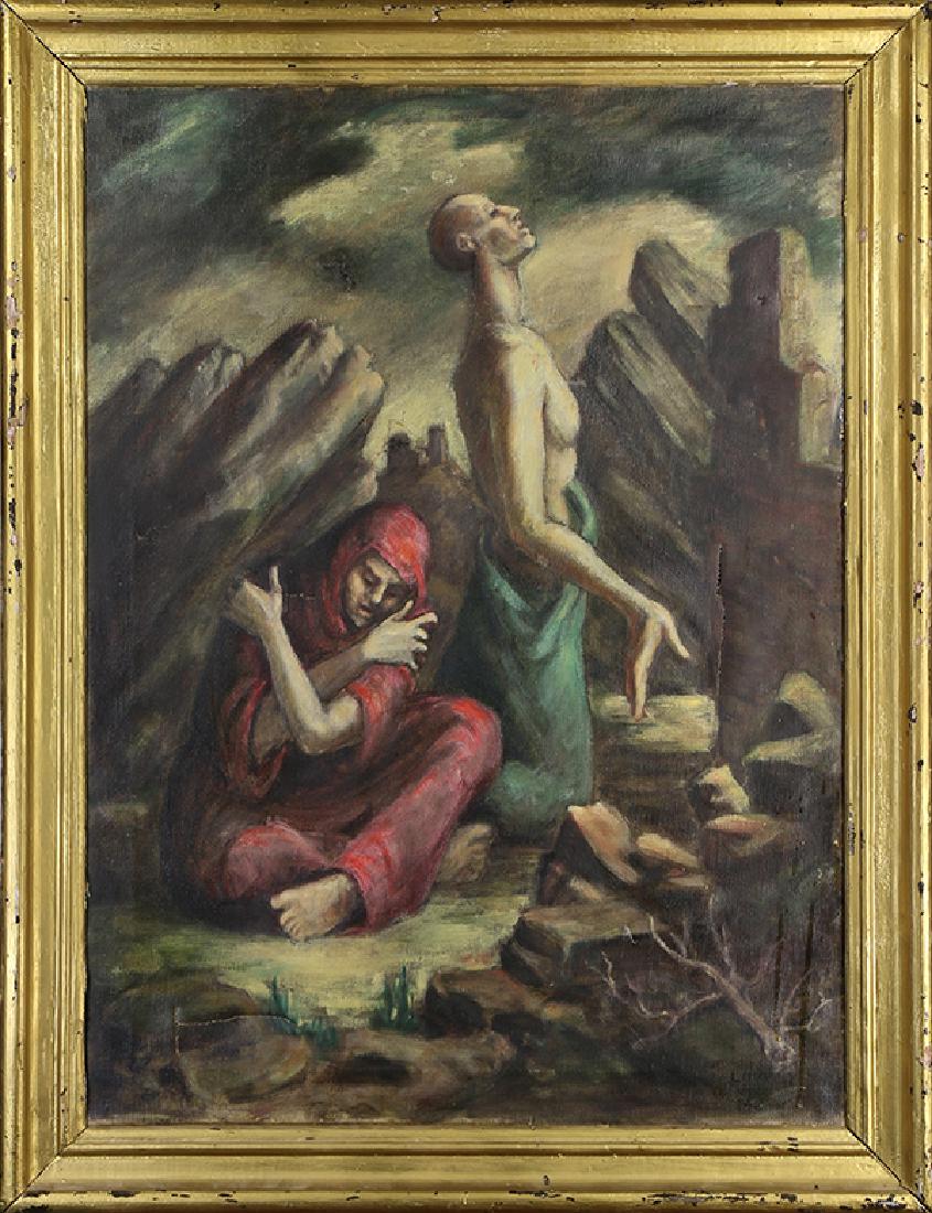 Painting, Praying in the Ruins (1 of 1)